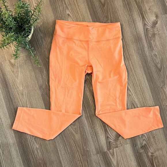 OUTDOOR VOICES TECHSWEAT FLEX LEGGINGS BEAUTIFUL CORAL ORANGE COLOR SIZE MEDIUM - Picture 4 of 9